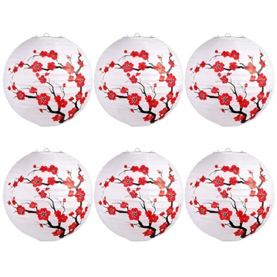 Japanese Lantern Paper - Набор из 6 китайских новогодних декоративных