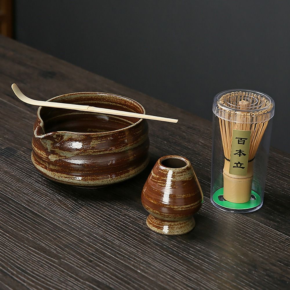 Bamboo Whisk Chasen - 4 шт., новый бамбуковый керамический японский