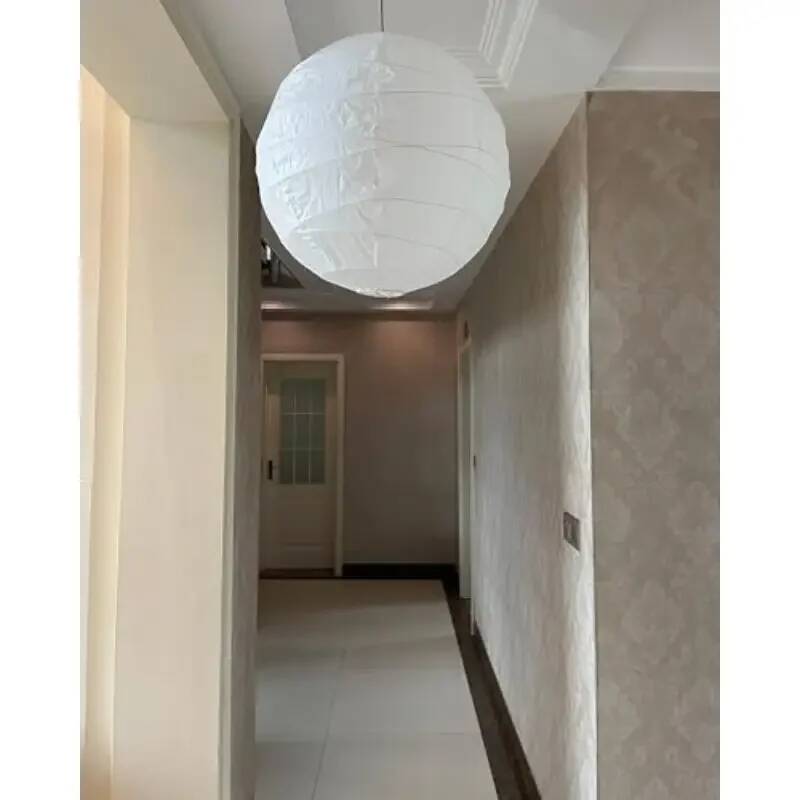Japanese Lantern Paper - Сферический белый фонарь 30 см/12 дюймов,