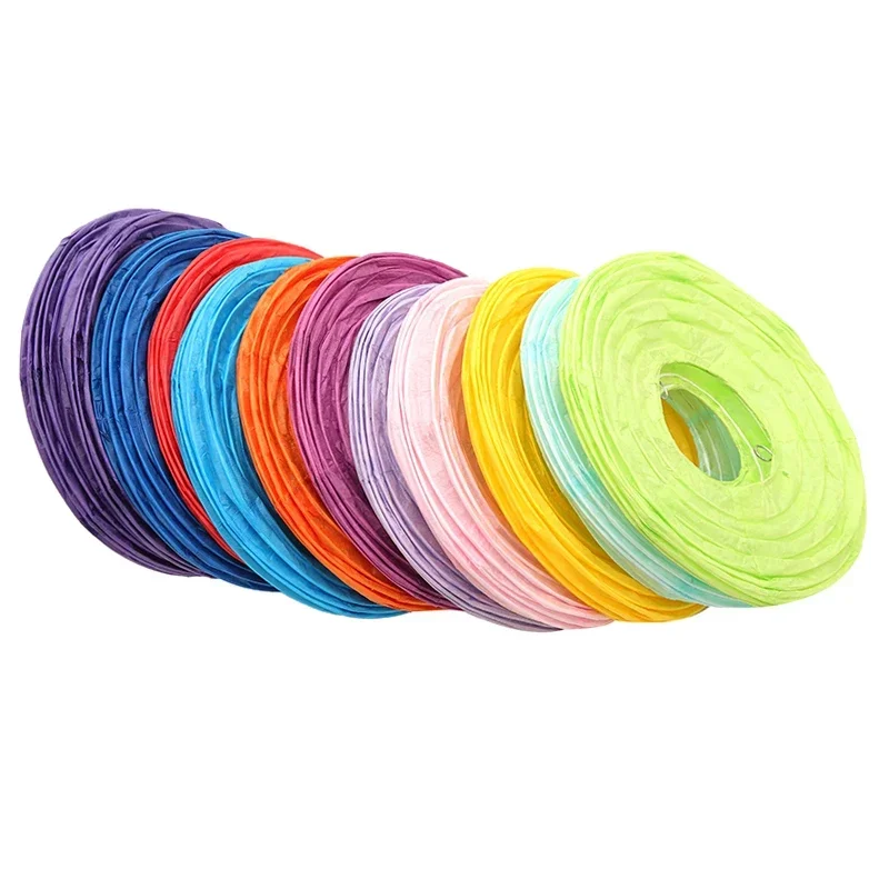 Japanese Lantern Paper - Разноцветные китайские бумажные фонарики 15-20-25-30-35-40 см