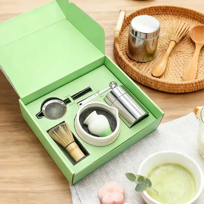 Bamboo Whisk Chasen - Набор для приготовления чая матча: портативный