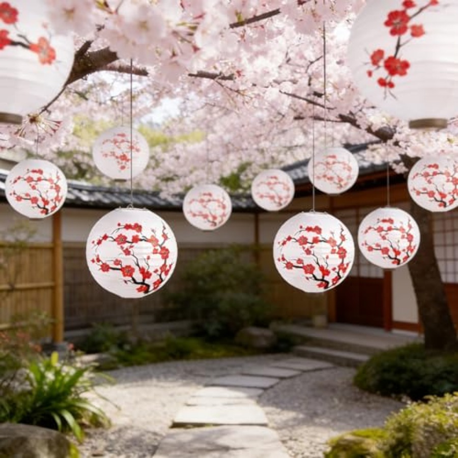 Набор из 6 китайских новогодни – обзор и цена Japanese Lantern Paper