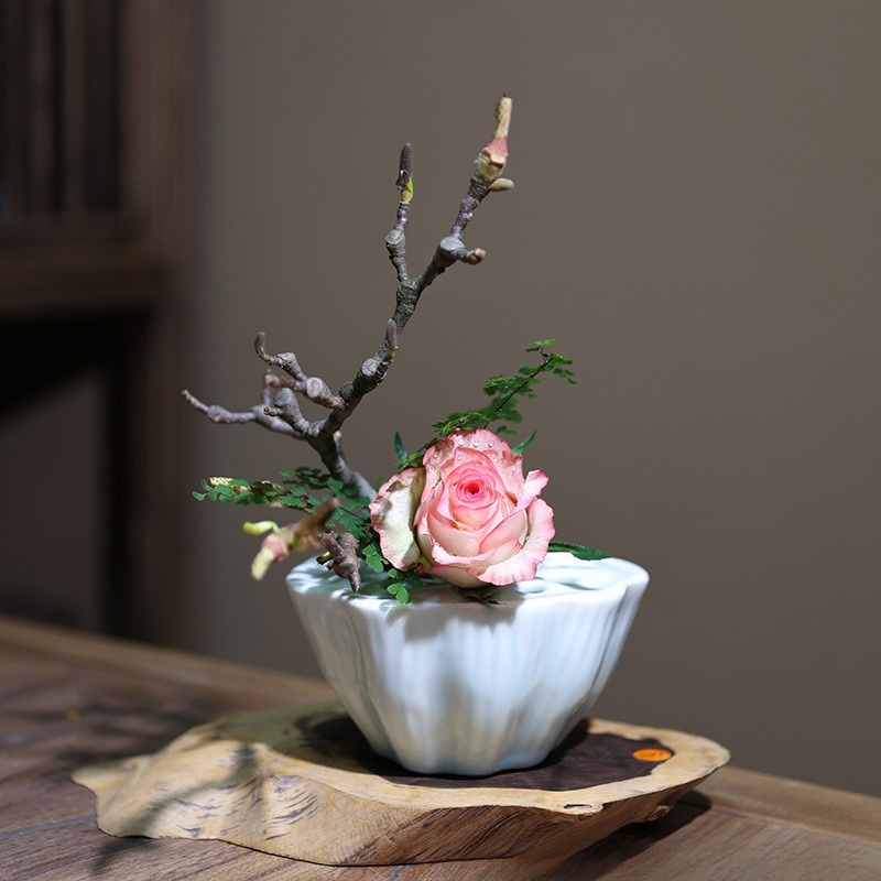 1 шт. Керамический держатель д – обзор и цена Ikebana Vase Kenzan