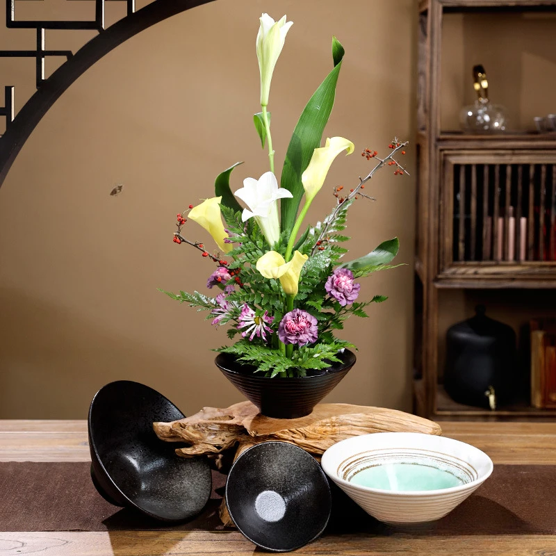 Японская ваза-лягушка, керамич – обзор и цена Ikebana Vase Kenzan