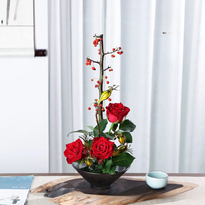 Японская ваза-лягушка, керамич – обзор и цена Ikebana Vase Kenzan