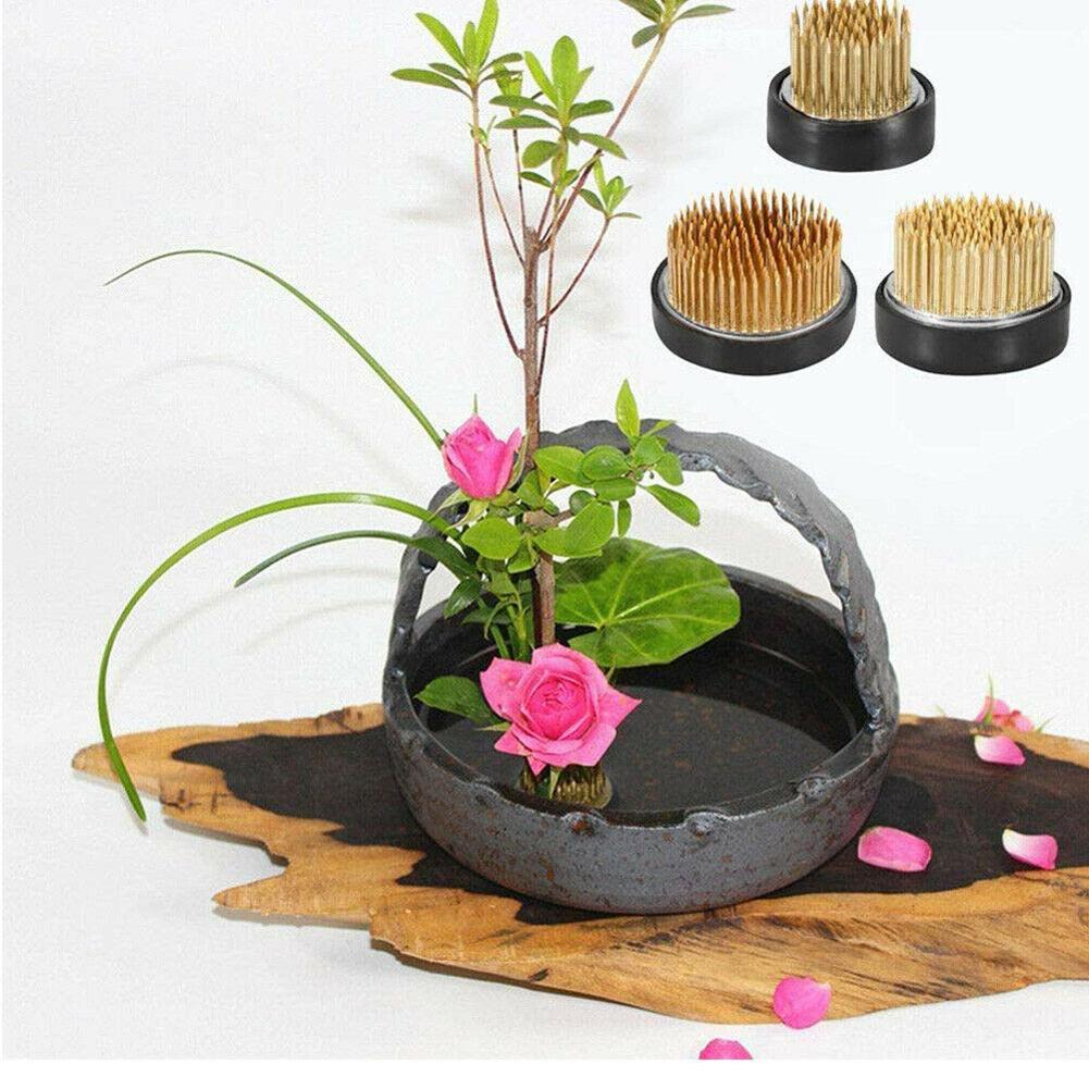 Круглая цветочная лягушка икеб – обзор и цена Ikebana Vase Kenzan