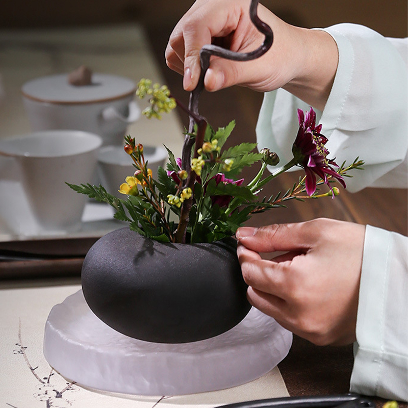 Керамическая ваза в японском с – обзор и цена Ikebana Vase Kenzan