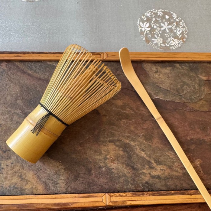Японская венчелка для матча (ч – обзор и цена Bamboo Whisk Chasen