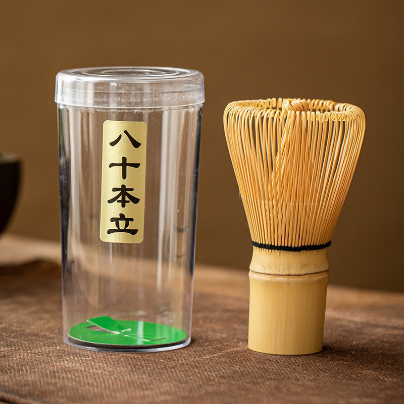 Японская венчелка для матча (ч – обзор и цена Bamboo Whisk Chasen