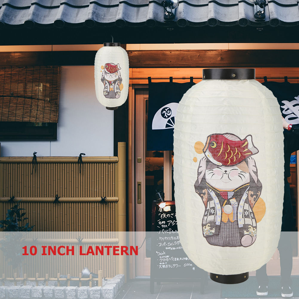 Фонарь Lucky Cat в японском ст – обзор и цена Japanese Lantern Paper