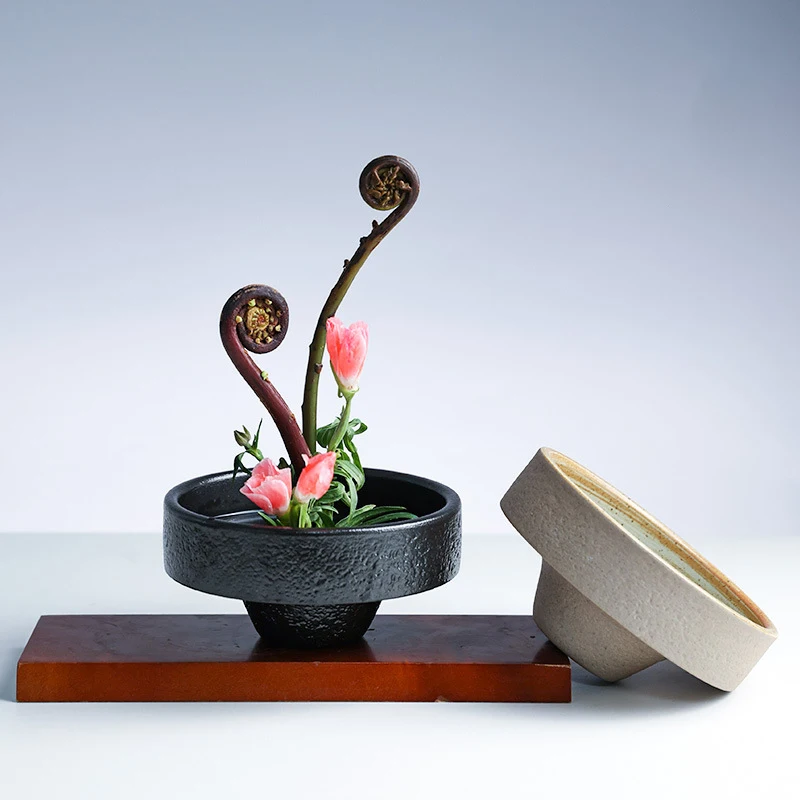 Японская керамическая ваза в в – обзор и цена Ikebana Vase Kenzan