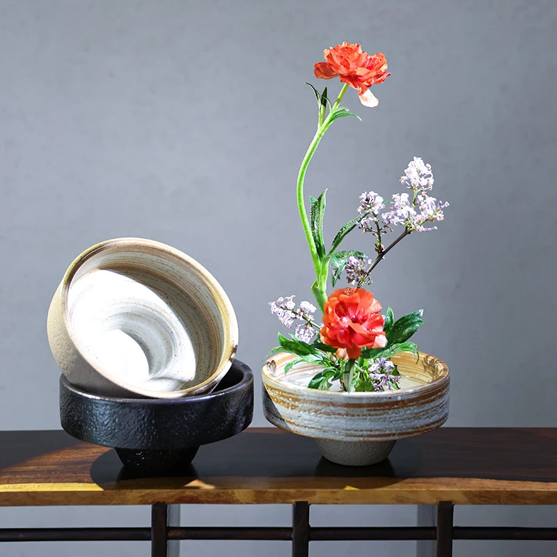 Японская керамическая ваза в в – обзор и цена Ikebana Vase Kenzan